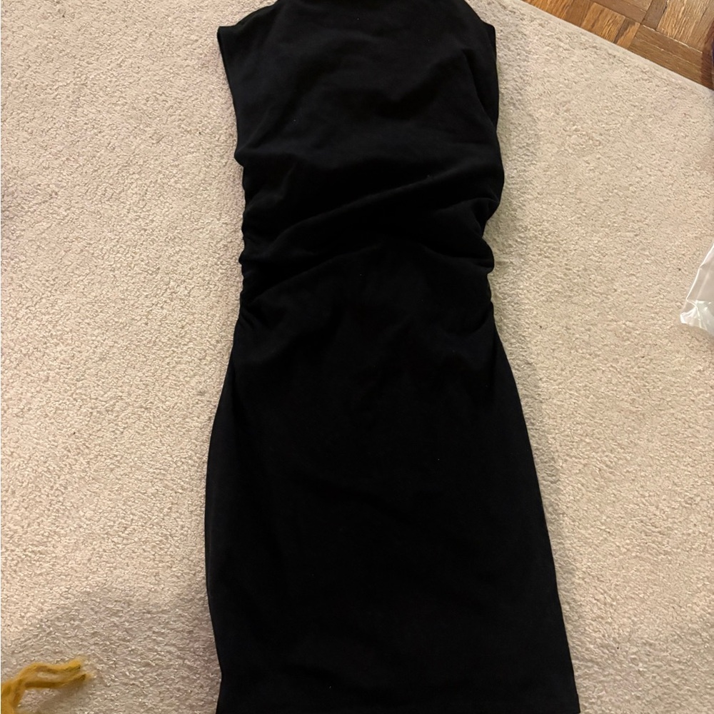 Reformation Black Sleeveless Mini Dress